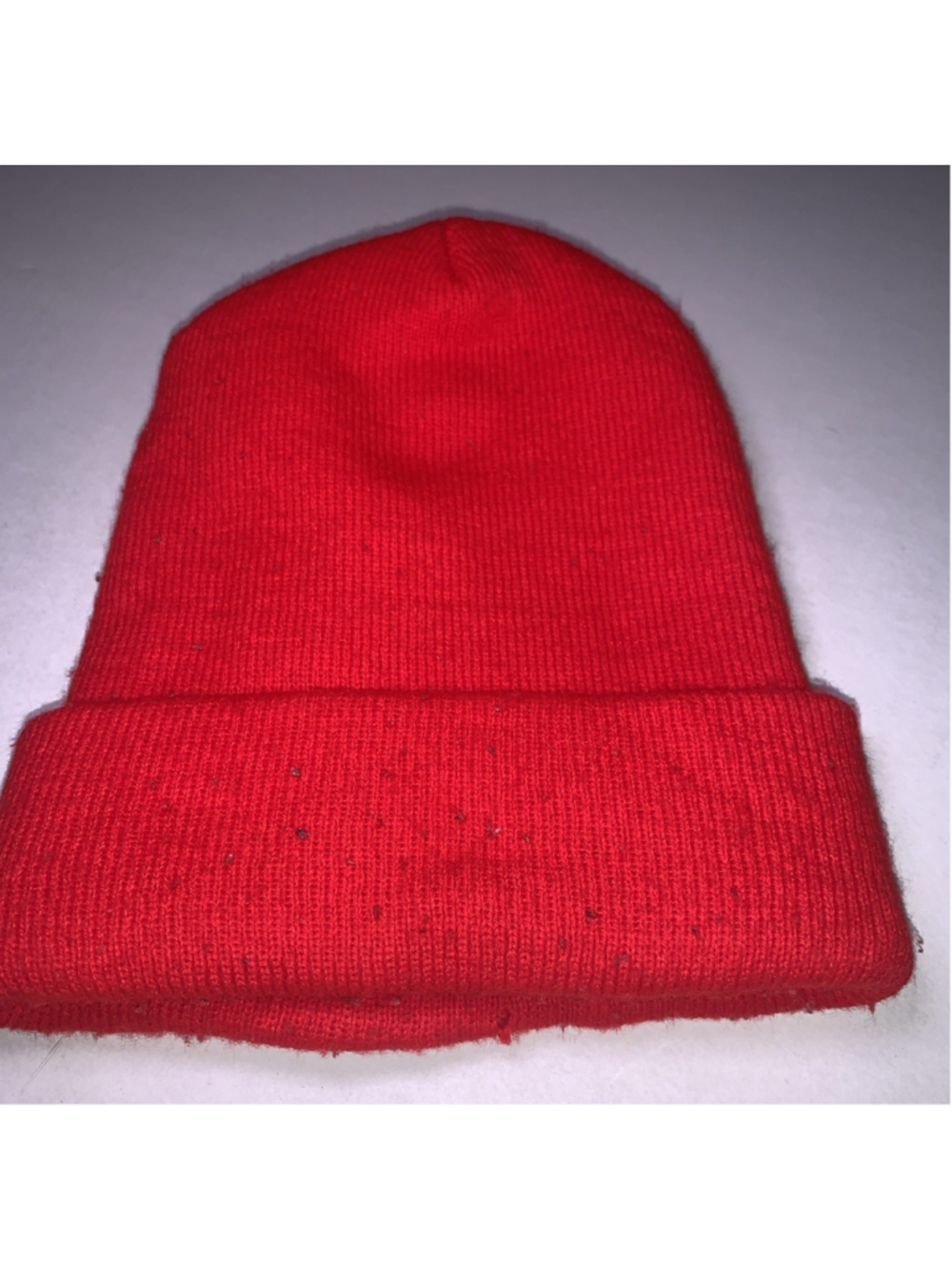Vintage Fubu Beanie Red With Black Embroidered Logo Tag-less Winter Fall Spring - Picture 2 of 11